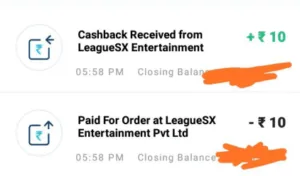 LeagueSx Refer & Earn - Get Rs.10 PayTM Cash for every Referral + Rs.30 on Signup 3 leaguesx