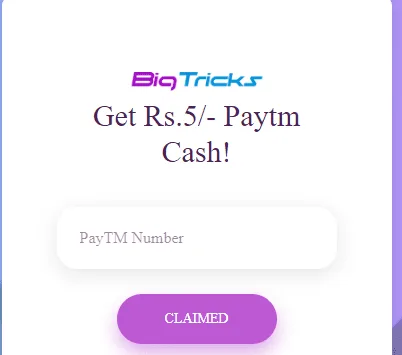 {Live Again}PayTM Cash Loot – Rs.5 PayTM Cash For Everyone