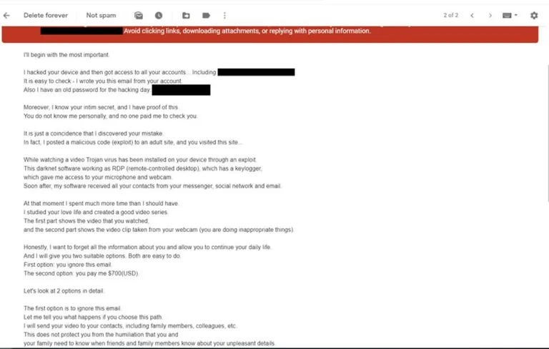 ⚠ Scam Alert : Do hackers have Your Webcam video of watching Porn ?