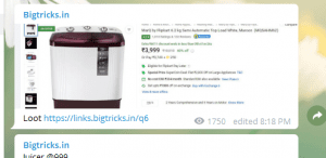Best Loot Deals Channel on Telegram For Offers & Earn PayTM Cash | @bigtricksin 6 telegram