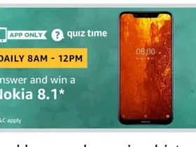 Amazon Quiz 13th February 2019 Answers -Win Nokia 8.1 22