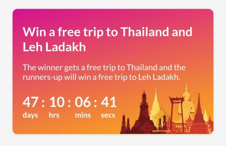 Trell App – Refer Friends & Win a Thailand Trip or Refer 5 Friends & Win Rs.5-3000