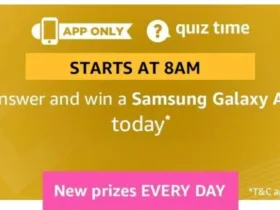 Amazon Quiz 3rd March 2019 Answers – Answer & Win Samsung Galaxy A7 7 Amazon Kitkat