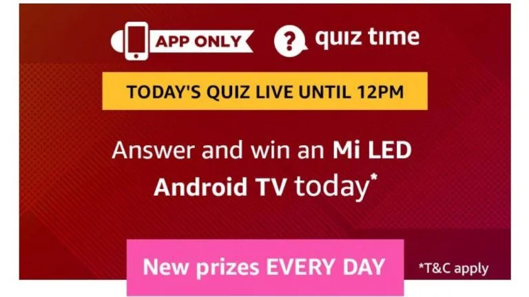 Amazon Quiz 3rd May 2019 Answers – Answer & Win Rs 20,000 Amazon Pay Balance