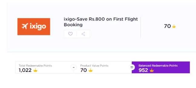 Timespoints – Get FLAT Rs.800 Cashback on Domestic Flight Bookings over Rs.3000 (New ixigo user)