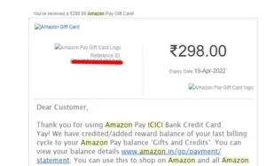 Amazon Pay ICICI
