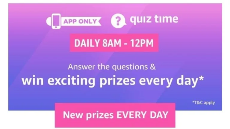 Amazon 13th September Quiz Answers – Answer & Win JBL Speakers