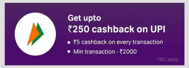 Airtel UPI Offer – Get Rs.250 Cashback on UPI Money Transfer