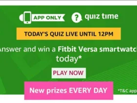 Amazon 6th September Quiz Answers - Answer & Win GoPro Hero 7 30 Amazon