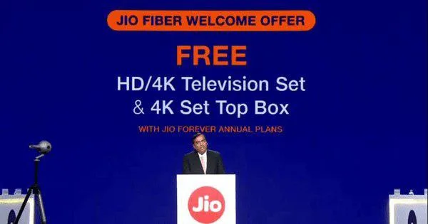 Jio GigaFiber – How to Order Jio Giga Fiber Online & Get Free 4K TV and 4K TV Set Top Box