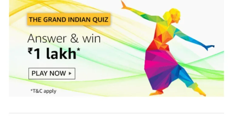 [Rakhi Special] Amazon Grand Indian Quiz – Answer & Win Rs.1 Lac