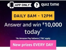 Amazon 7th September Quiz Answers - Answer & Win Rs.10000 26 Amazon