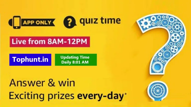 Amazon Quiz 18th December Answers – Answer & Win Huawei Y9 Prime Smartphone