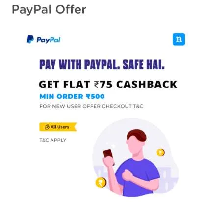 [Existing Users] Niki PayPal Offer :- Get Rs.75 Cashback on Recharge & Bill Payments