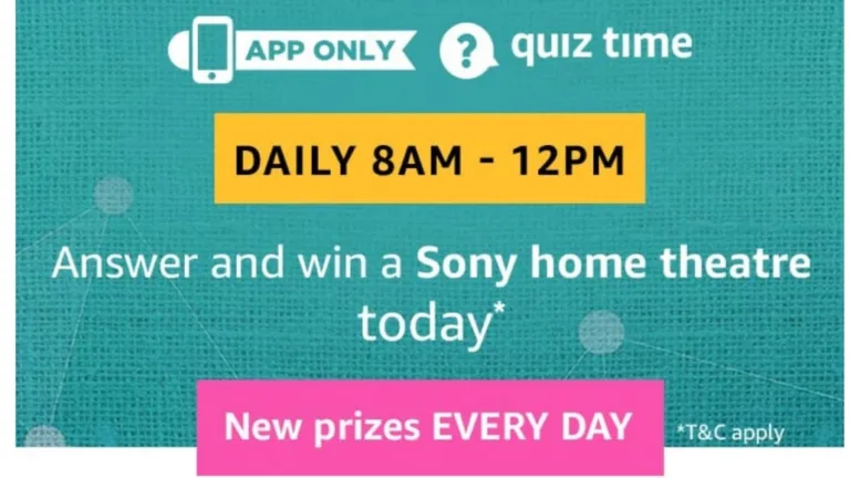 Amazon Quiz 6th December Answers – Answer & Win Sony PlayStation 4
