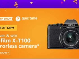 Amazon 8th November Quiz Answers – Answer & Win Fujifilm Camera 22 amazon quiz