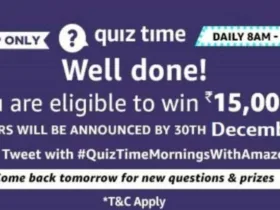 Amazon 28 November Quiz Answers – Answer & Win ₹15,000 26 Amazon