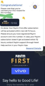 PayTm First