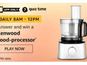 Amazon 30 November Quiz Answers – Answer & Win Kenwood Food Processor 20 Amazon
