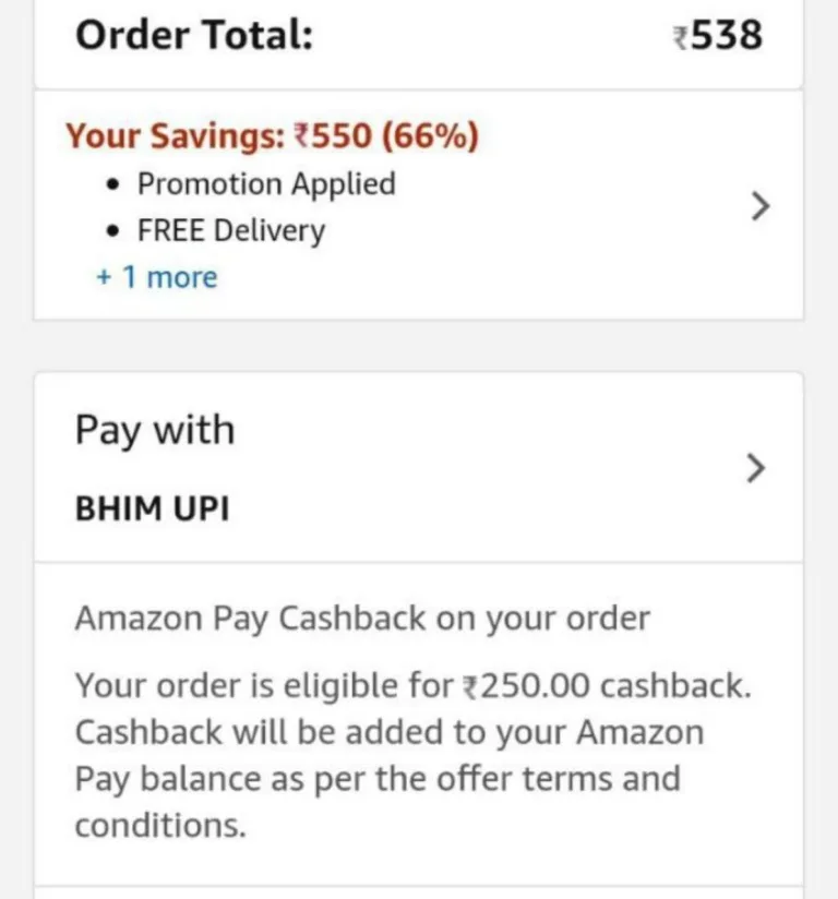 Amazon Offer – Trick to Get Rs.250 Cashback on Rs.500 Shopping + Free Rs.40 Recharge