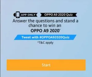 Amazon Oppo A9 Quiz