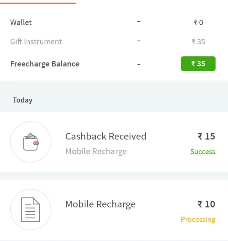 Freecharge UPI Loot – Get Rs.20 Cashback on Recharge of Rs.20