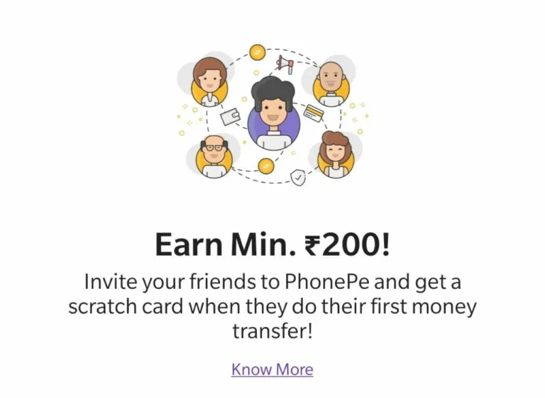 Phonepe Refer & Earn – ₹200 Per Referral | Upto ₹200 on Signup