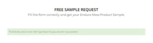 Claim Your Free Endura Mass Weight Gainer Sample (2024 Offer) 2 Endura Mass sample confirmation