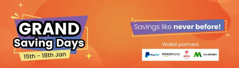 1mg Grand Saving Days – 20% off on Medicines & Wallet Offers