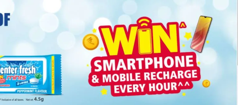 Free Mobile Recharges or Smartphone From Center fresh