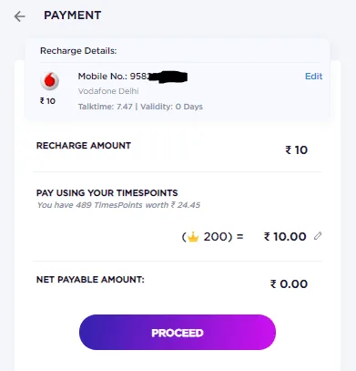 [Looto] TimesPoints Loot – Get Rs.10 Recharge For Free | Recharge Option Added