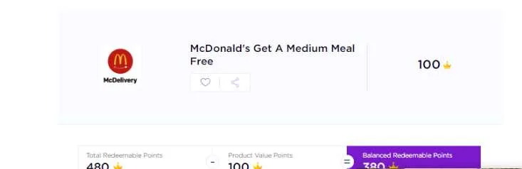 TImesPoints Loot – Get Free Medium Meal from McDonald’s