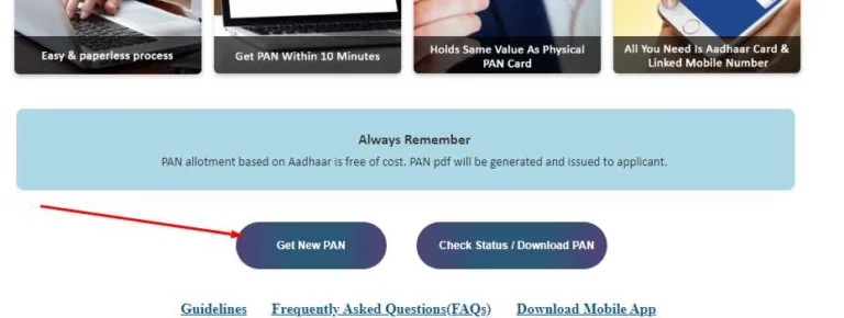Get Your PAN Card Based on Adhaar For Free Online Instantly
