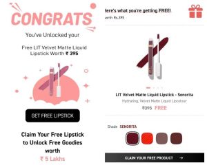  MyGlamm App Referral Code - Get Premium Lipstick For Free 
