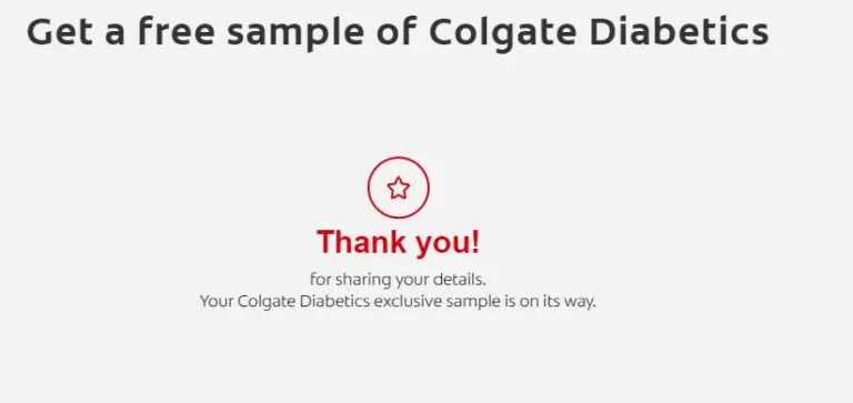 [Free]Get a Free Sample of Colgate Toothpaste