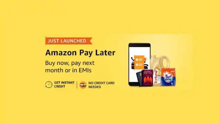 Amazon Pay Later Registration- Register And Get Free Credits + Rs.500 Worth Rewards