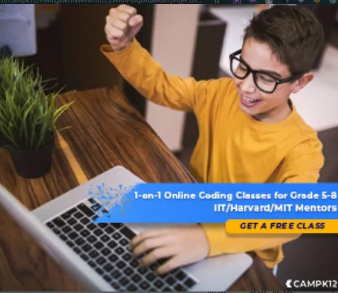 CampK12 – Book a FREE 60 minute Coding class For Kids