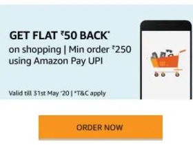 Amazon Pay Shopping Loot - Get Rs.50 Cashback on Rs.250 Shopping 12 amazon spin & win