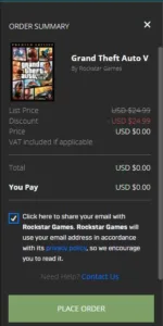 Get GTA 5 Premium Edition Worth $24.9 For Free Lifetime From Epicgames 3