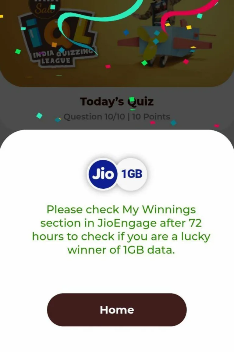 Jio IQL Quiz – Answer Quiz & Get a Chance to Win 1GB Free 4G Data | Answers Added