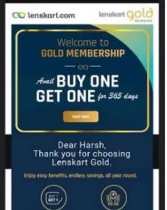 Lenskart Gold Membership