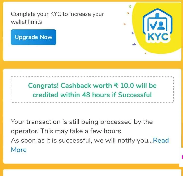 [😲Free Recharge] Mobikwik Recharge Offers – Get Rs.10 Cashback on Recharge of Rs.10