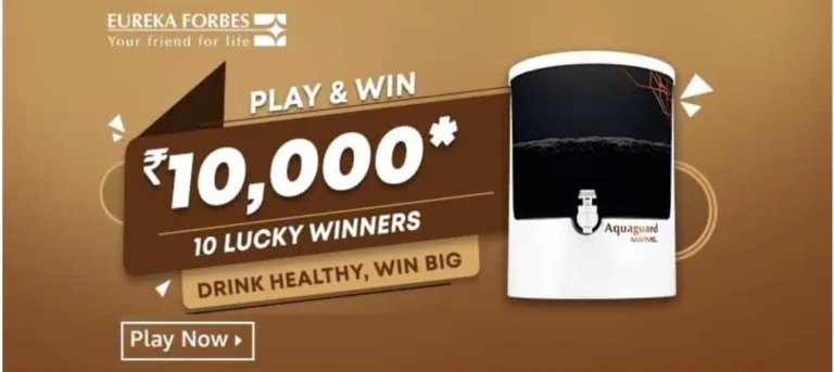 Amazon Eureka Forbes Quiz Answers – Win Rs.10000 | 10 Winners