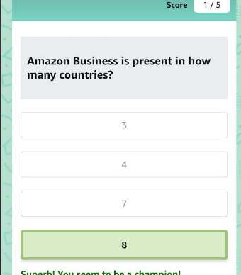Amazon Independence Day Quiz Answers - Answer & Win ₹20,000 | Bigtricks