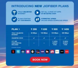 Jio Fiber welcome offer