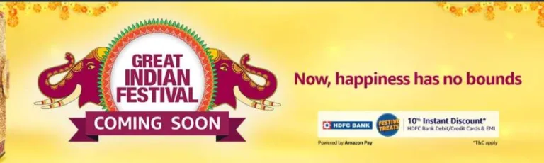 Amazon Great Indian Sale 2024 : Offers, Loot Deals, 10% off With HDFC and Details