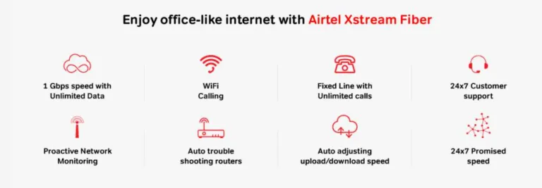 Airtel Xstream Fiber Plans – Unlimited Data | Free OTT Apps Subscription | Low Price Plans