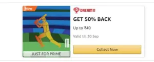 Dream11 Add Money Offers