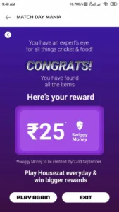 Swiggy Match Day Mania