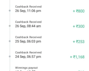 PayTM First Games withdrawal proof